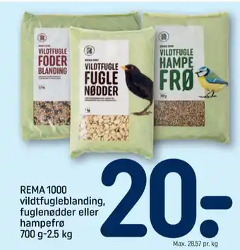 REMA 1000 Rema 1000 fuglefoder tilbud