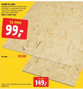 jem & fix Ukendt osb plade tilbud