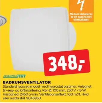 jem & fix Seasonsvent ventilator tilbud