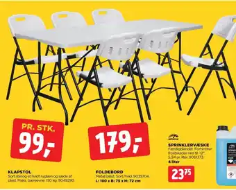 jem & fix Ukendt klapstol tilbud