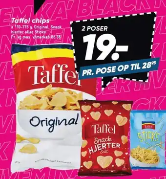 Bilka Taffel chips tilbud