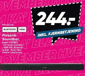 Bilka Prosonic Soundbar tilbud