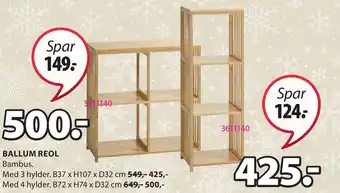 JYSK BALLUM REOL tilbud