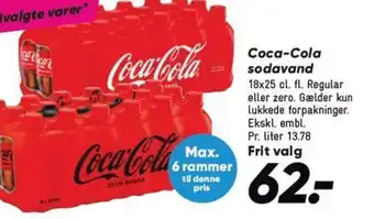 Bilka Coca-Cola sodavand tilbud