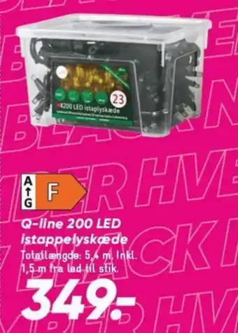 Bilka Q-line 200 LED istappelyskæde tilbud