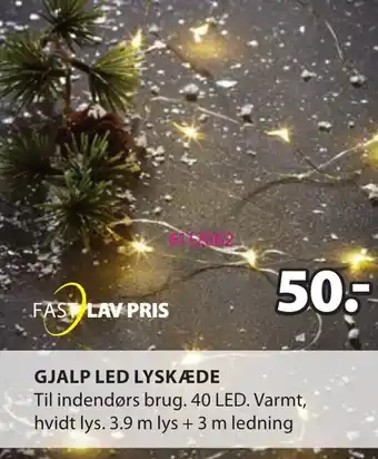 JYSK GJALP LED LYSKÆDE tilbud