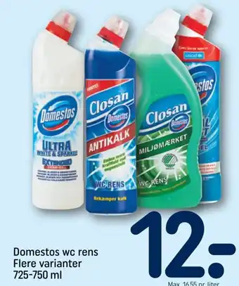 REMA 1000 Domestos Wc Rens 725-750 ml tilbud