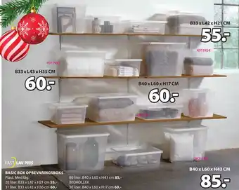 JYSK BASIC BOX OPBEVARINGSBOKS tilbud