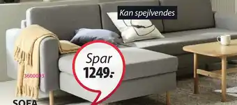 JYSK SVALBARD SOFA MED CHAISELONG tilbud