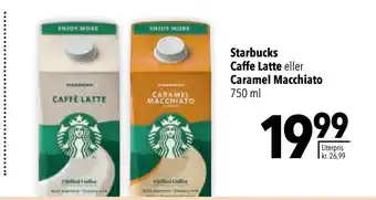Citti Starbucks caffe latte eller caramel macchiato tilbud