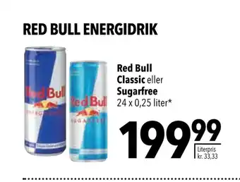 Citti Red bull classic eller sugarfree tilbud