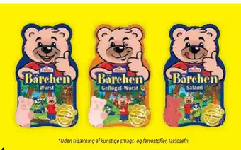 Reinert bärchen-geflügel-wurst bjørnepølse, fjerkræ