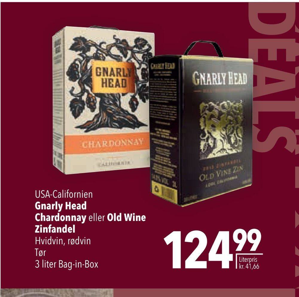 Gnarly head old vine zinfandel 3l bag best sale in box