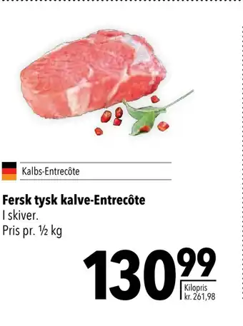 Citti Fersk tysk kalve-entrecôte tilbud