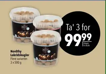 Citti Nordthy lakridskugler tilbud