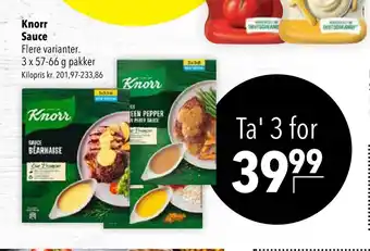 Citti Knorr sauce tilbud
