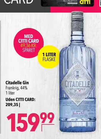 Citti Citadelle gin tilbud