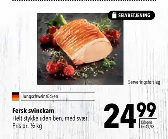 Citti Fersk svinekam tilbud