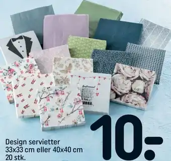 REMA 1000 Design Servietter 33x33 cm tilbud