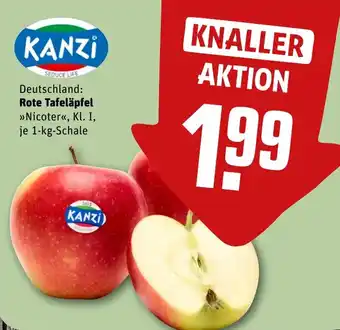 REWE Deutschland: Rote Tafeläpfel tilbud