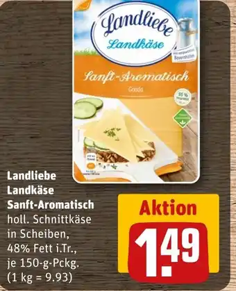 REWE DE Landliebe Landkäse Sanft-Aromatisch tilbud