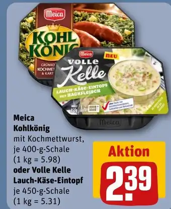 REWE DE Meica Kohlkönig tilbud