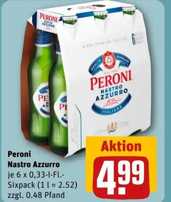 REWE Peroni Nastro Azzurro tilbud