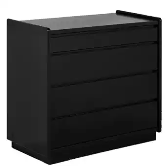 Kaagaard kommode 448047 80x47 sort, træben