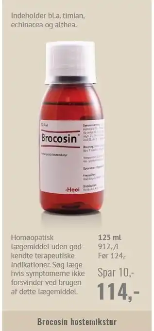 Helsam Brocosin hostemikstur tilbud