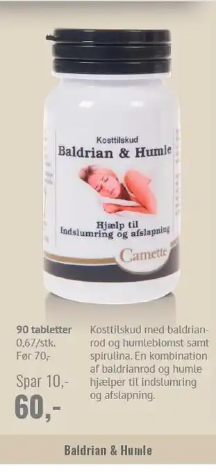 Helsam Baldrian & humle tilbud