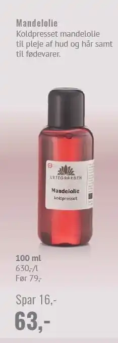 Helsam Mandelolie tilbud