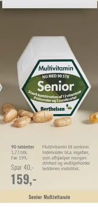 Helsam Senior multivitamin tilbud