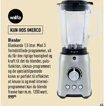 Imerco Blender tilbud
