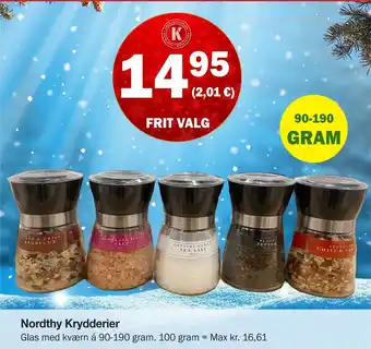 Købmandsgården Nordthy krydderier tilbud