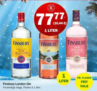 Købmandsgården Finsbury london gin tilbud