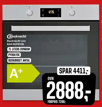 Skousen Bauknecht ovn bak3kp8vin tilbud