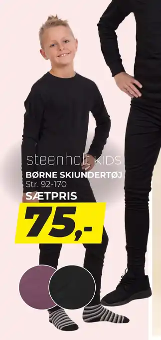 Dansk Outlet Børne skiundertøj tilbud