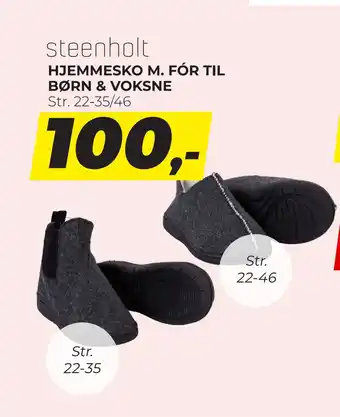 Hjemmesko m. fór til børn & voksne