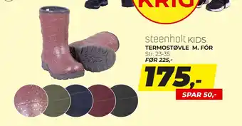 Termostøvle m fór