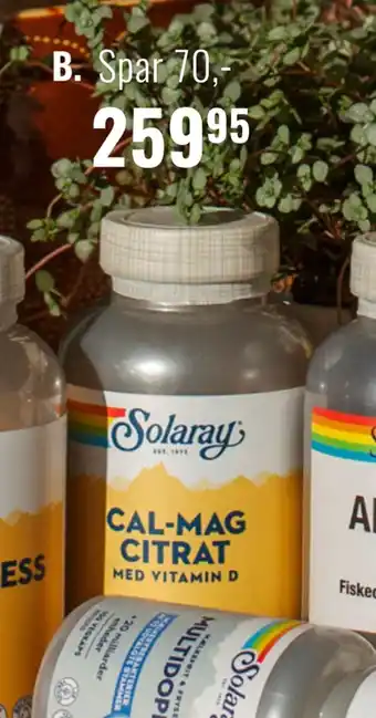 Helsam Cal-mag citrat med d-vitamin tilbud