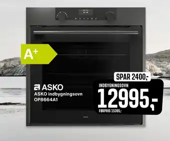 Skousen Asko indbygningsovn op8664a1 tilbud