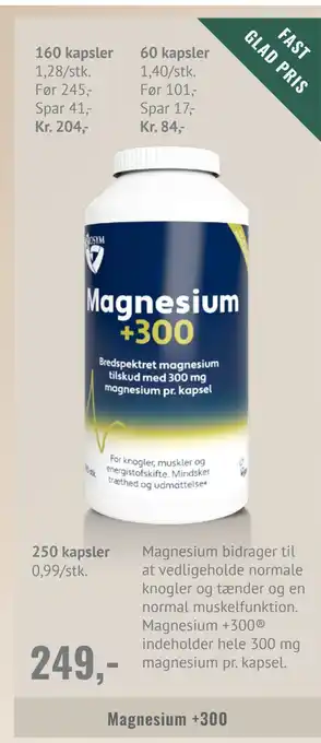 Helsam Magnesium +300 tilbud