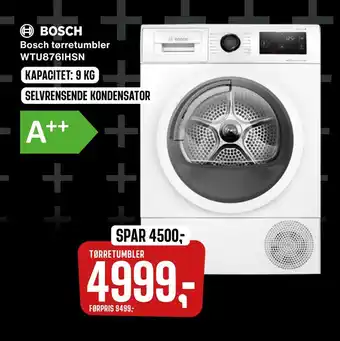Skousen Bosch tørretumbler wtu876ihsn tilbud