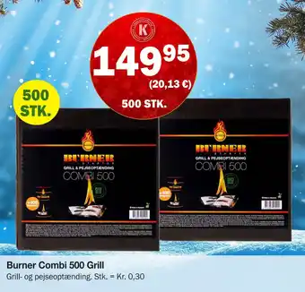 Købmandsgården Burner combi 500 grill tilbud