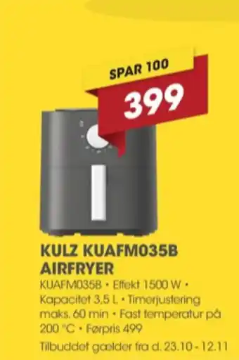 Punkt1 Kulz airfryer tilbud