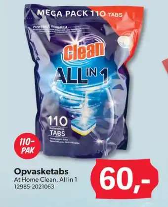 BigDollar At home clean maskinopvask-tabs tilbud