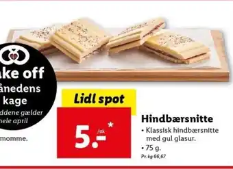 Hindbærsnitte 75 g