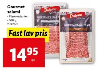 Lidl Gourmet Salami 100 g tilbud