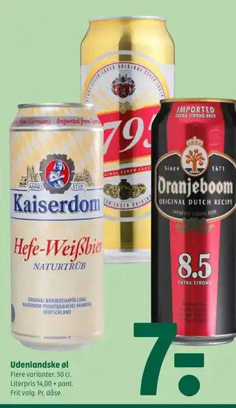 Coop 365 Udenlandske øl tilbud