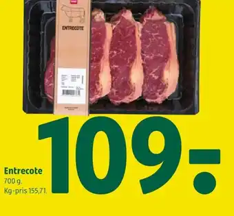Coop 365 Entrecote tilbud